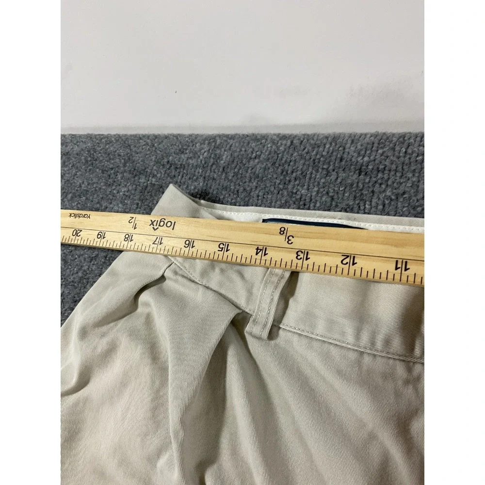 Polo Ralph Lauren Ethan Pant 35x32 Men Beige Khaki 100% Cotton Classic Chino